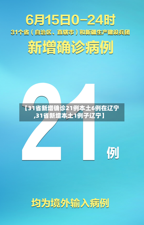 【31省新增确诊21例本土6例在辽宁,31省新增本土1例子辽宁】