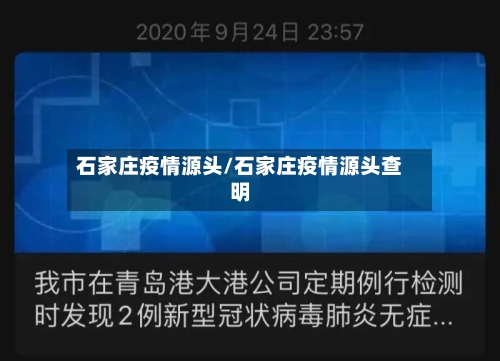 石家庄疫情源头/石家庄疫情源头查明-第3张图片
