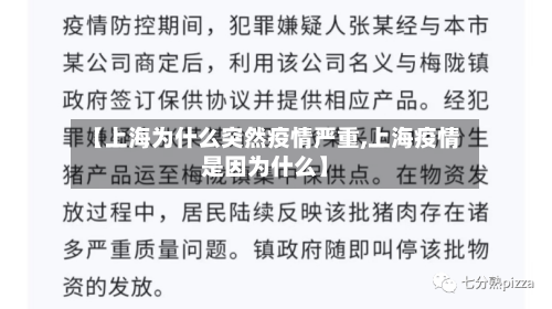 【上海为什么突然疫情严重,上海疫情是因为什么】-第3张图片