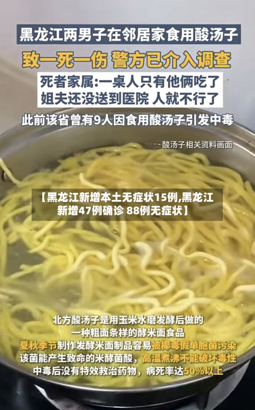 【黑龙江新增本土无症状15例,黑龙江新增47例确诊 88例无症状】-第2张图片