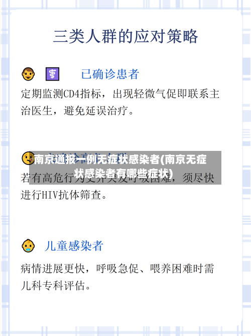 南京通报一例无症状感染者(南京无症状感染者有哪些症状)