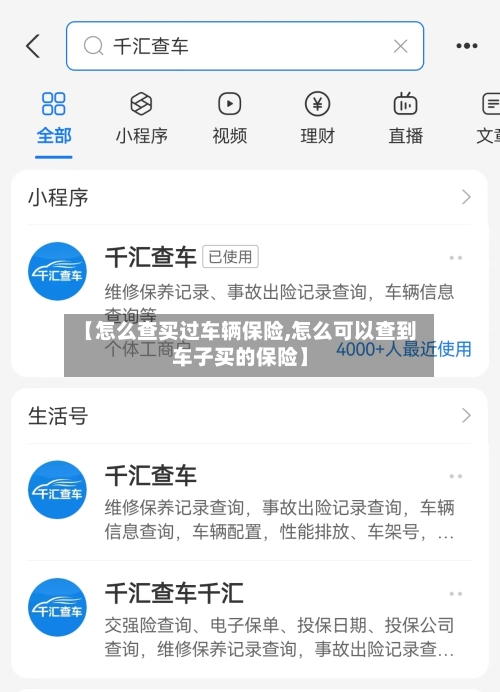 【怎么查买过车辆保险,怎么可以查到车子买的保险】
