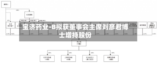 宝济药业-B拟获董事会主席刘彦君博士增持股份-第2张图片