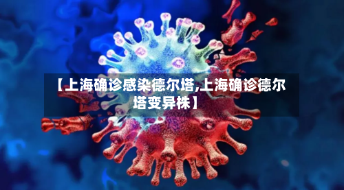 【上海确诊感染德尔塔,上海确诊德尔塔变异株】
