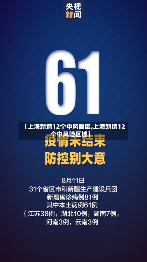 【上海新增12个中风险区,上海新增12个中风险区域】-第2张图片