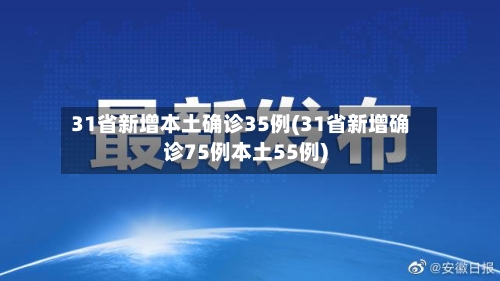 31省新增本土确诊35例(31省新增确诊75例本土55例)