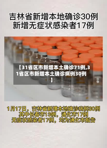 【31省区市新增本土确诊71例,31省区市新增本土确诊病例30例】