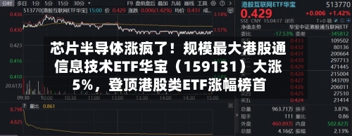 芯片半导体涨疯了！规模最大港股通信息技术ETF华宝（159131）大涨5%，登顶港股类ETF涨幅榜首-第2张图片
