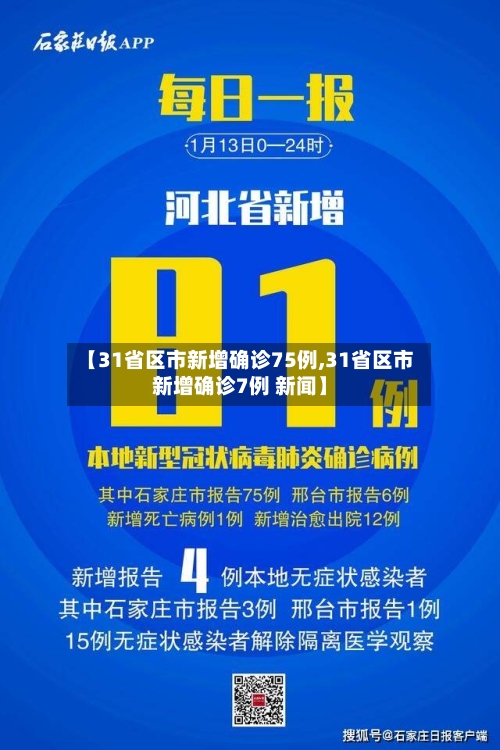 【31省区市新增确诊75例,31省区市新增确诊7例 新闻】