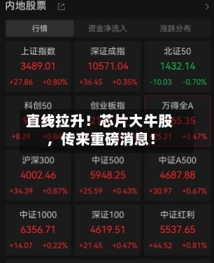 直线拉升！芯片大牛股，传来重磅消息！-第2张图片
