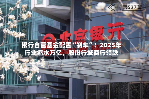 银行自营基金配置“刹车	”！2025年行业缩水万亿，股份行城商行领跌-第2张图片