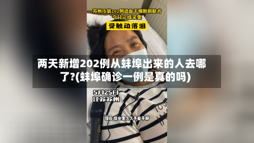 两天新增202例从蚌埠出来的人去哪了?(蚌埠确诊一例是真的吗)