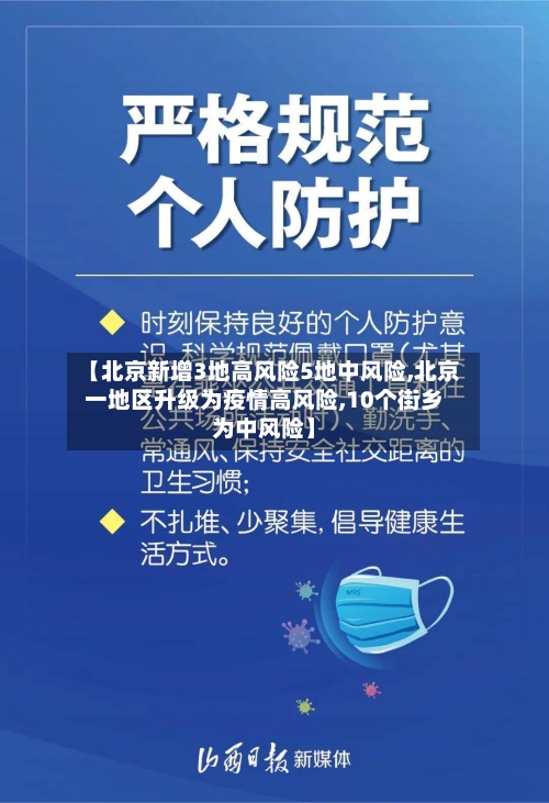 【北京新增3地高风险5地中风险,北京一地区升级为疫情高风险,10个街乡为中风险】