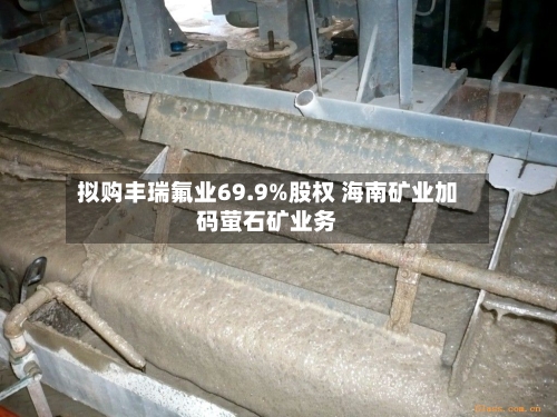 拟购丰瑞氟业69.9%股权 海南矿业加码萤石矿业务-第2张图片