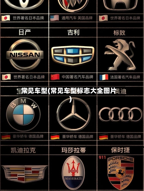 常见车型(常见车型标志大全图片)-第2张图片