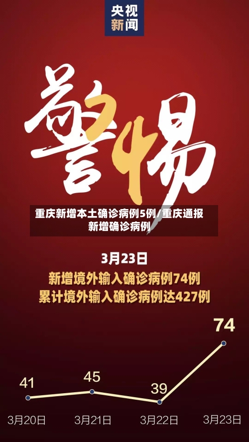 重庆新增本土确诊病例5例/重庆通报新增确诊病例