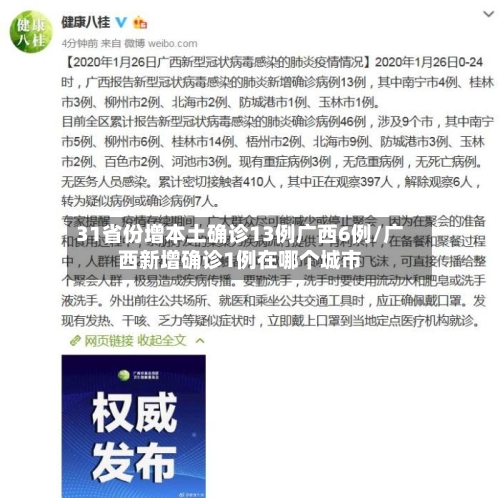 31省份增本土确诊13例广西6例/广西新增确诊1例在哪个城市-第3张图片