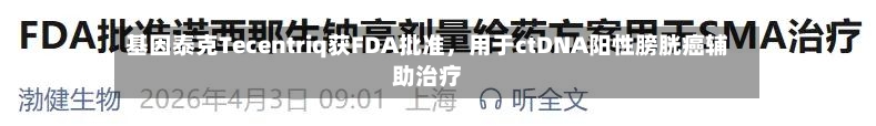 基因泰克Tecentriq获FDA批准	，用于ctDNA阳性膀胱癌辅助治疗-第3张图片