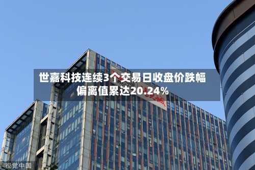 世嘉科技连续3个交易日收盘价跌幅偏离值累达20.24%