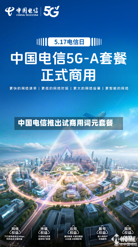 中国电信推出试商用词元套餐