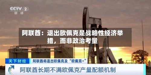 阿联酋：退出欧佩克是战略性经济举措，而非政治考量-第2张图片