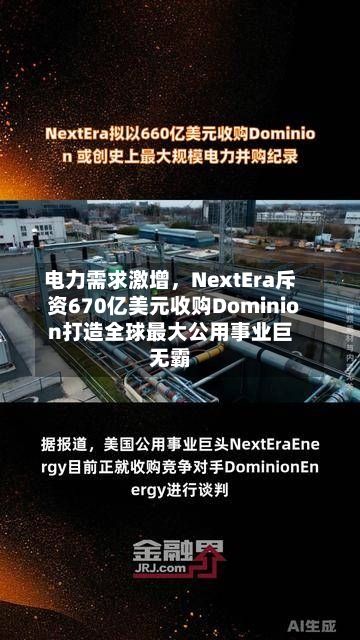 电力需求激增，NextEra斥资670亿美元收购Dominion打造全球最大公用事业巨无霸-第3张图片