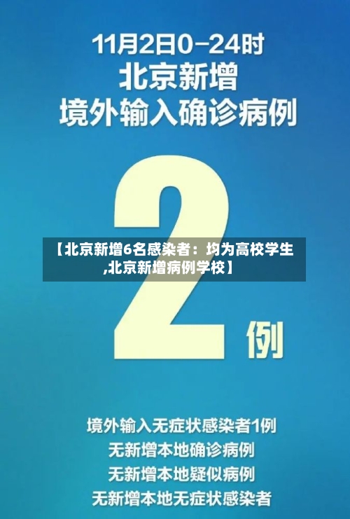 【北京新增6名感染者：均为高校学生,北京新增病例学校】