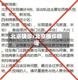 北京确诊/北京确诊辟谣