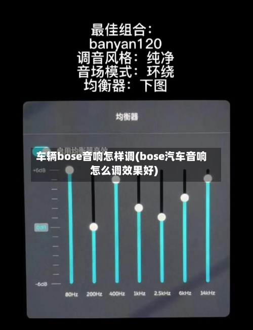 车辆bose音响怎样调(bose汽车音响怎么调效果好)-第2张图片