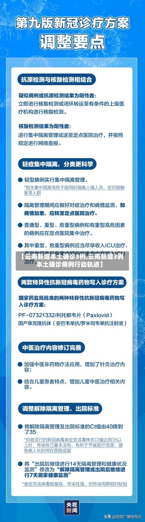 【云南新增本土确诊3例,云南新增3例本土确诊病例行动轨迹】-第2张图片