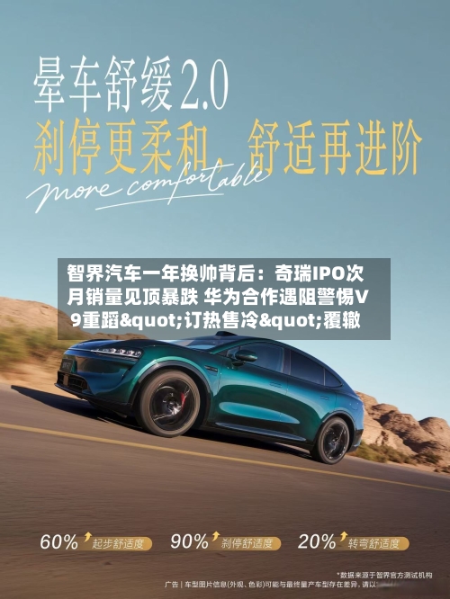 智界汽车一年换帅背后：奇瑞IPO次月销量见顶暴跌 华为合作遇阻警惕V9重蹈"订热售冷"覆辙-第2张图片